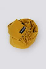 צעיף לנשים בצבע חרדל