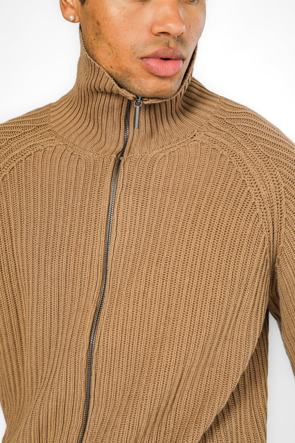 CAMEL קרדיגן ריב פתוח