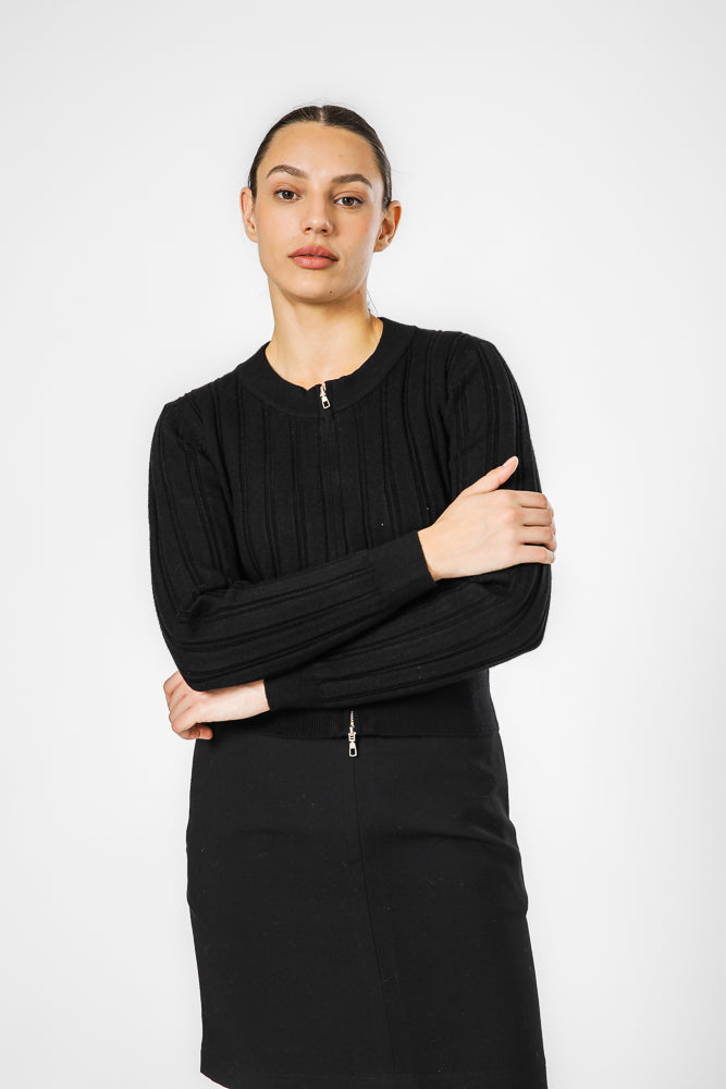 קרדיגן סרוג בגזרה צמודה | קנת קול