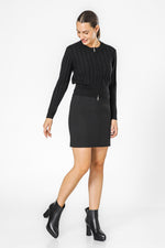 קרדיגן סרוג בגזרה צמודה | קנת קול