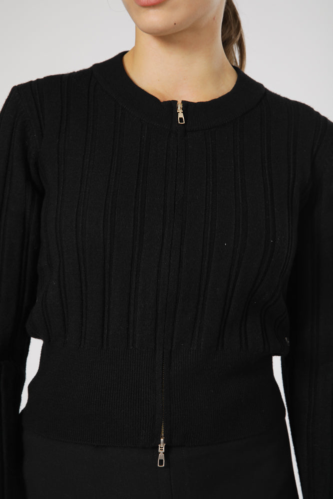 קרדיגן סרוג בגזרה צמודה | קנת קול