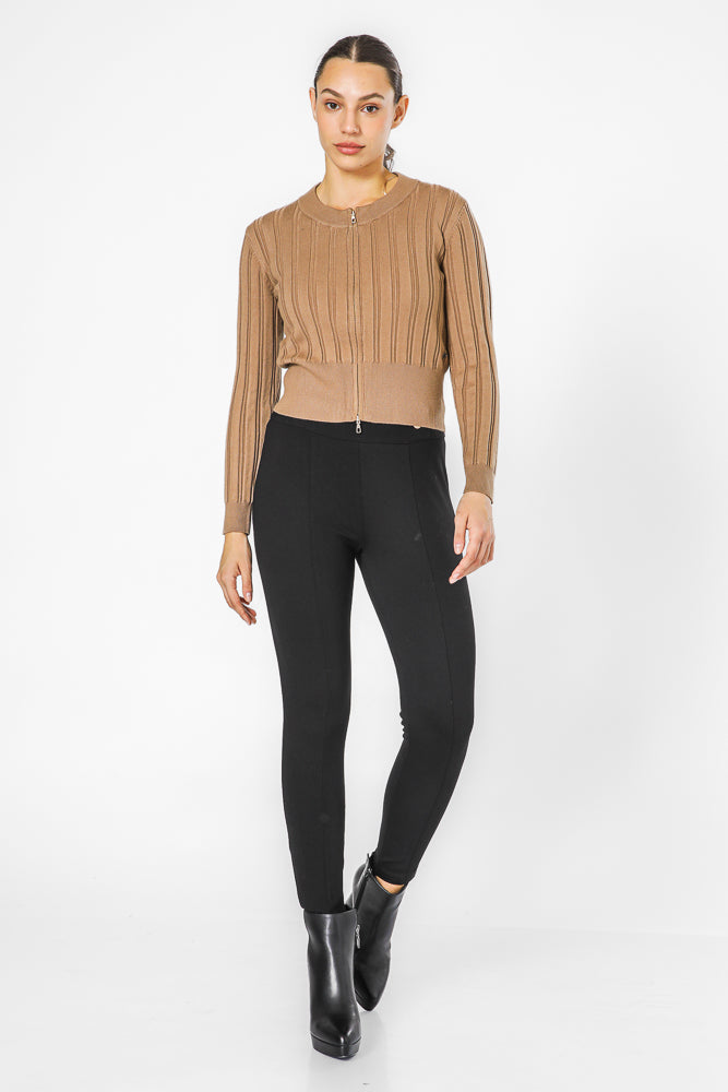 קרדיגן סרוג בגזרה צמודה | קנת קול