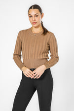 קרדיגן סרוג בגזרה צמודה | קנת קול