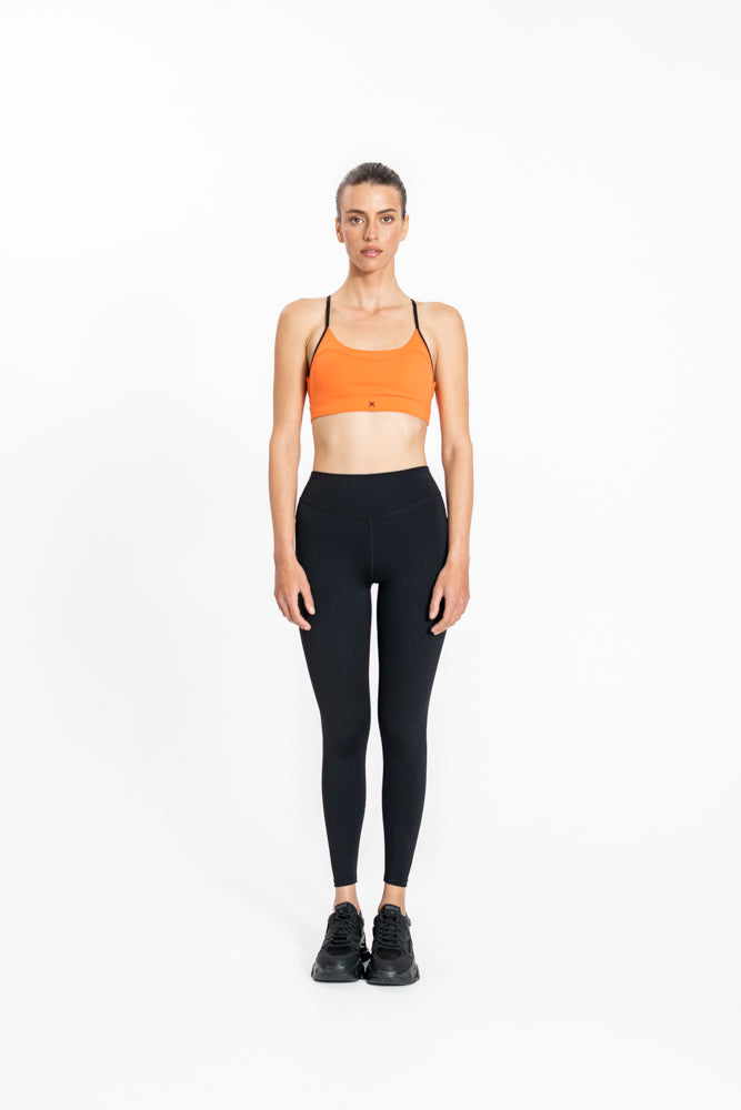 טייץ לנשים Printed Full בצבע שחור