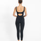 אוברול לנשים Jumpsuit בצבע שחור - 2
