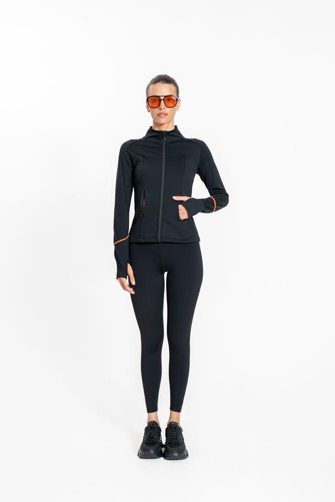 סווטשירט אימון לנשים Light Running בצבע שחור