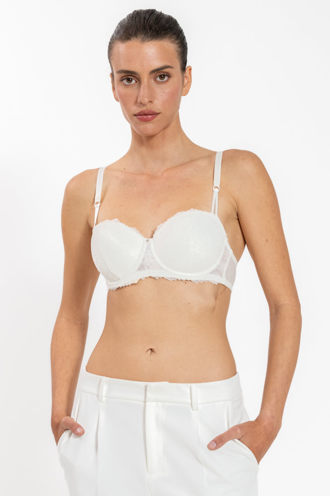 חזיית תחרה בלקונט עם ברזל וריפוד