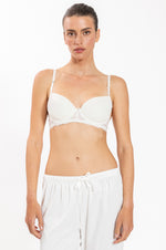 חזיית ספייסר חלקה עם ברזלים וריפוד קל