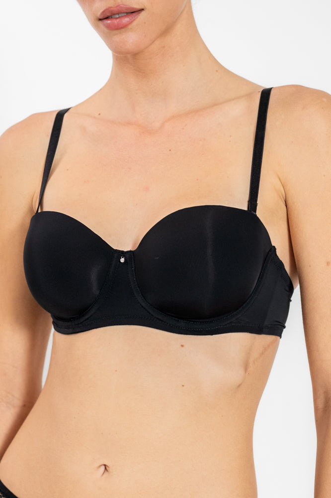 חזיית סטרפלס סופט עם ברזלים וריפוד