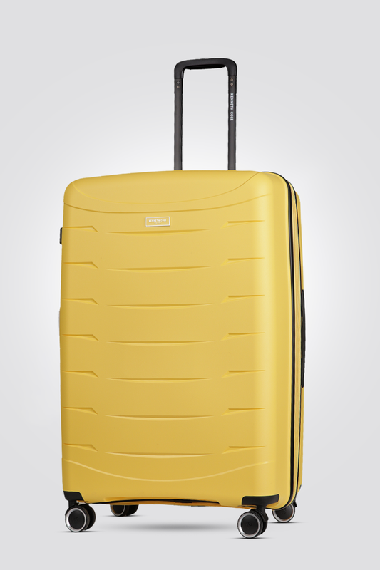 מזוודה קשיחה גדולה 28'' ESSENTIAL בצבע צהוב