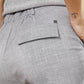מכנס קצר מחוייט בצבע אפור - 4