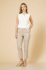 מכנס סיגר אלגנטי בצבע בז' 