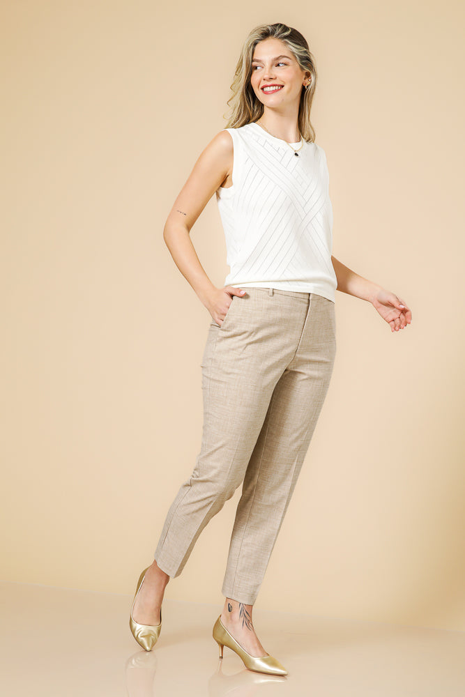 מכנס סיגר אלגנטי בצבע בז' 