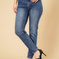 ג'ינס סקיני בצבע כחול כהה - 3
