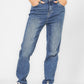 ג'ינס סקיני בצבע כחול כהה - 4