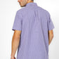 חולצה מכופתרת שרוולים קצרים בצבע נייבי - 5