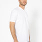 חולצה פולו עם כיס בצבע לבן - 3