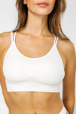 בראלט ספגטי אל-תפר מיקרופייבר כתפיות כפולות