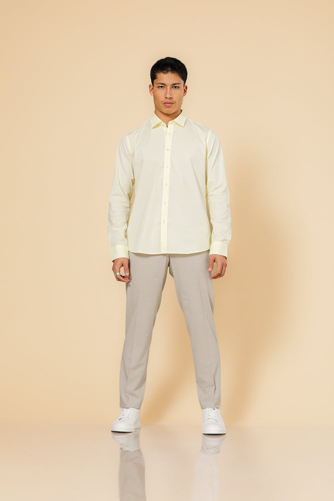 חולצה מכופתרת פופלין מודרן | קנת קול