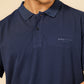 חולצה פולו פיקה בייסיק בצבע נייבי - 2