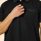 חולצה פולו פיקה בייסיק בצבע שחור - 5