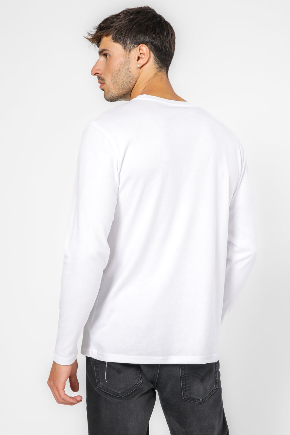 מארז שתי גופיות שרוול ארוך לבן