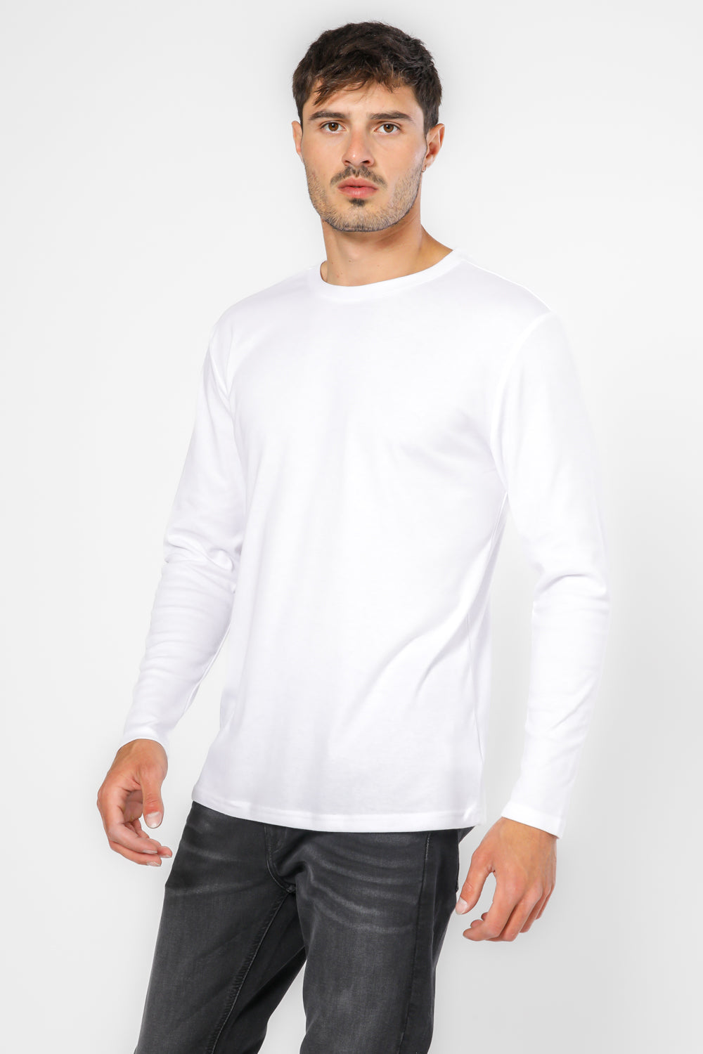 מארז שתי גופיות שרוול ארוך לבן