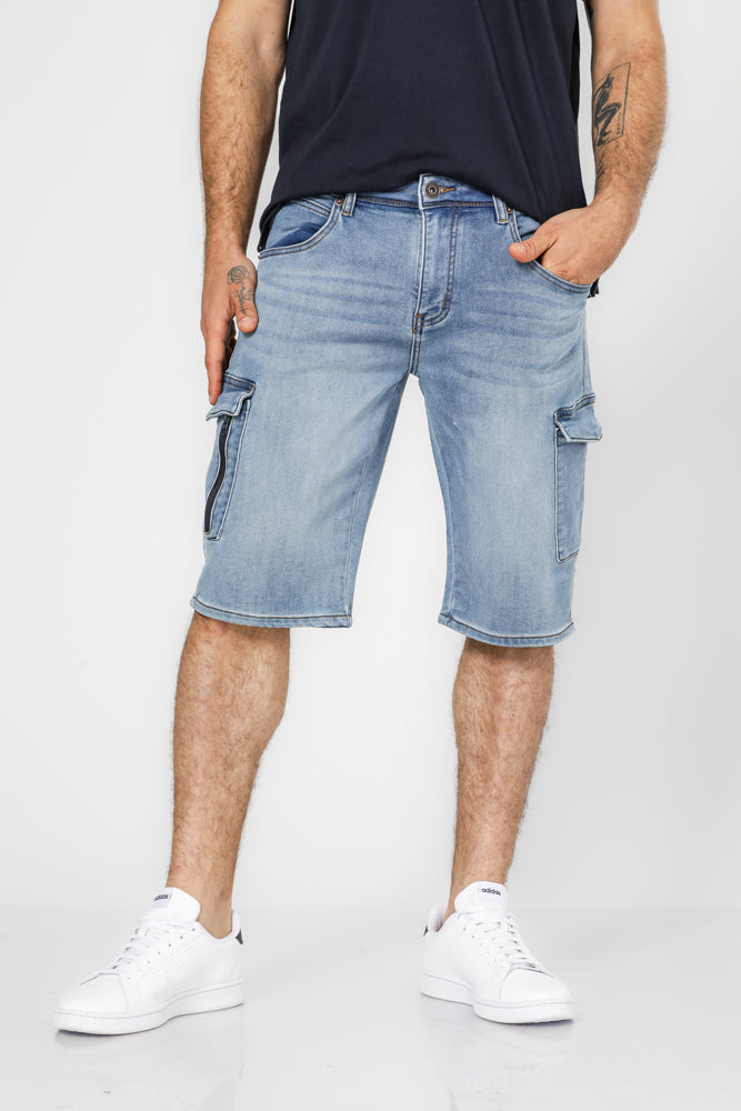  מכנסי ג'ינס בצבע כחול