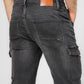 מכנסי ג'ינס בצבע שחור - 5