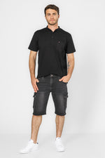 מכנסי ג'ינס בצבע שחור