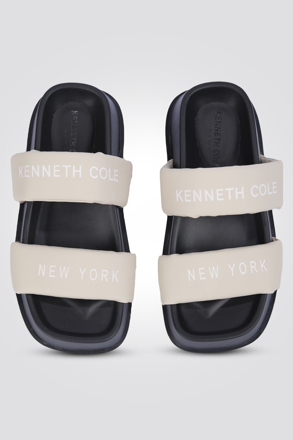 כפכף נשים בצבע שחור לבן