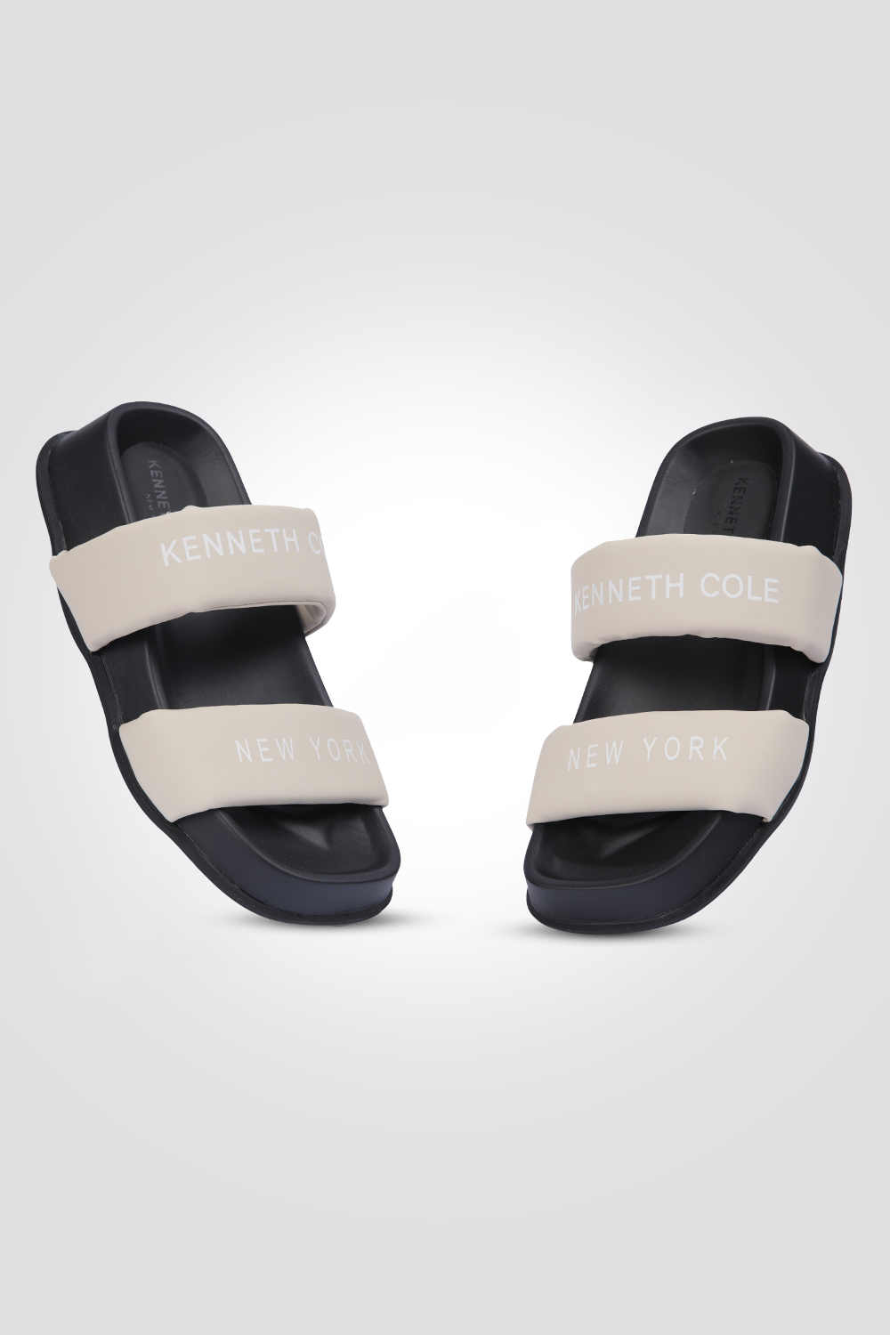 כפכף נשים בצבע שחור לבן