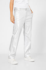 מכנס ג'ינס כסוף