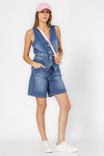 ברמודה ג'ינס בצבע כחול