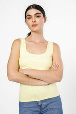 טופ אלסטי מפתח מרובע בצבע צהוב בננה