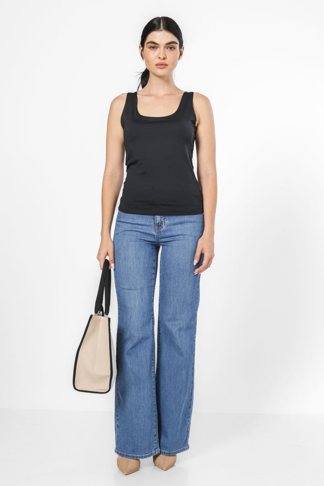 טופ אלסטי מפתח מרובע בצבע שחור