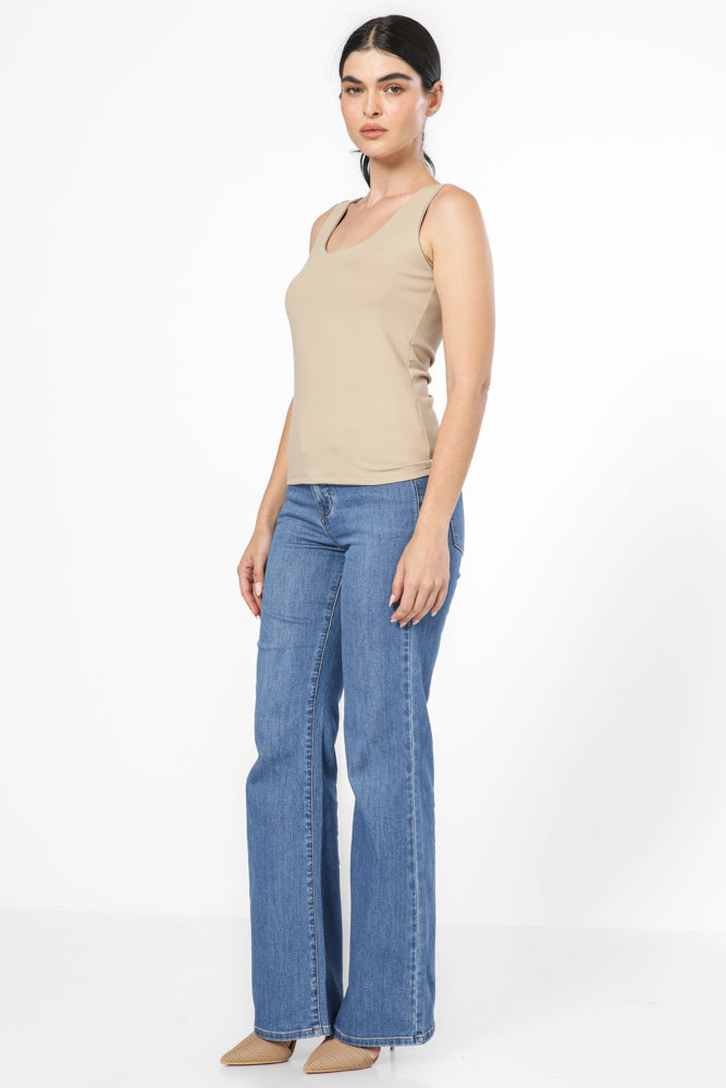 טופ אלסטי מפתח מרובע בצבע ניוד