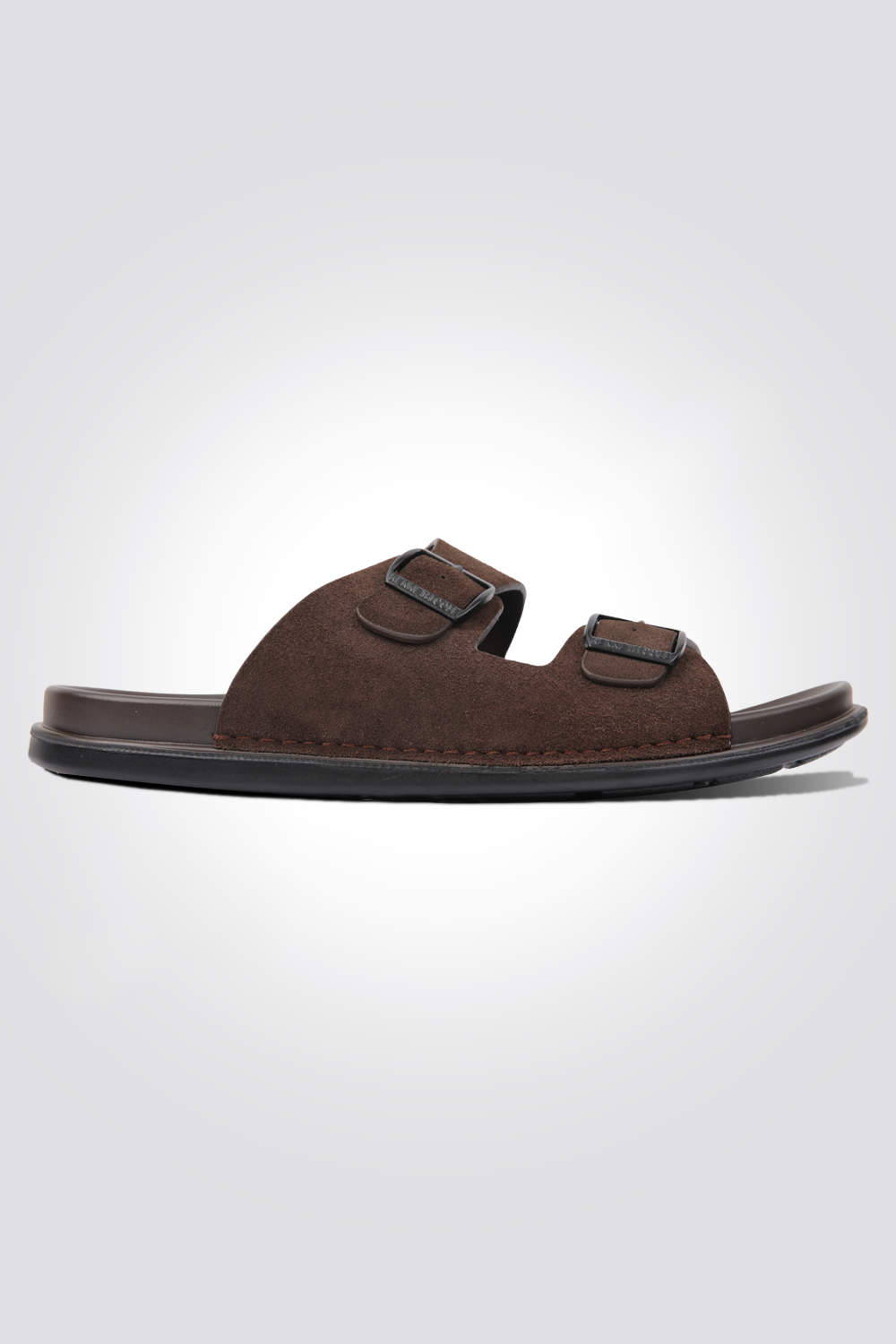 כפכף עור הפוך לגברים בצבע חום