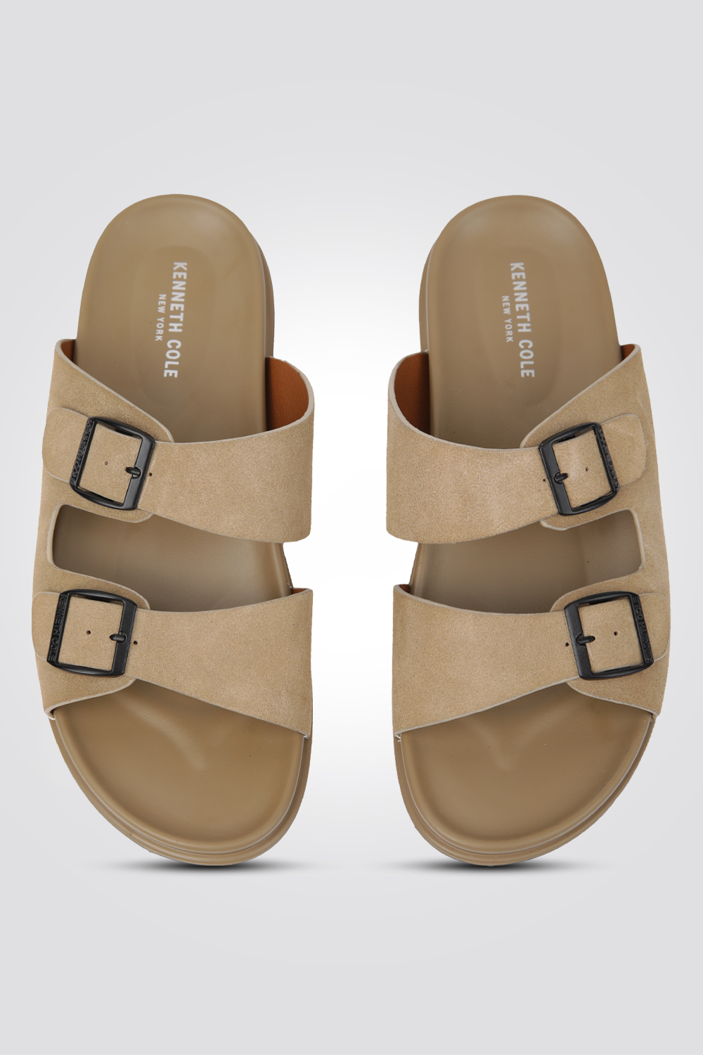 כפכף עור הפוך לגברים בצבע בז'