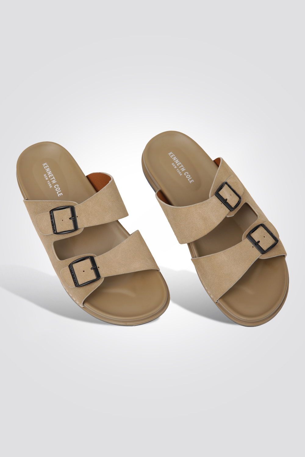 כפכף עור הפוך לגברים בצבע בז'