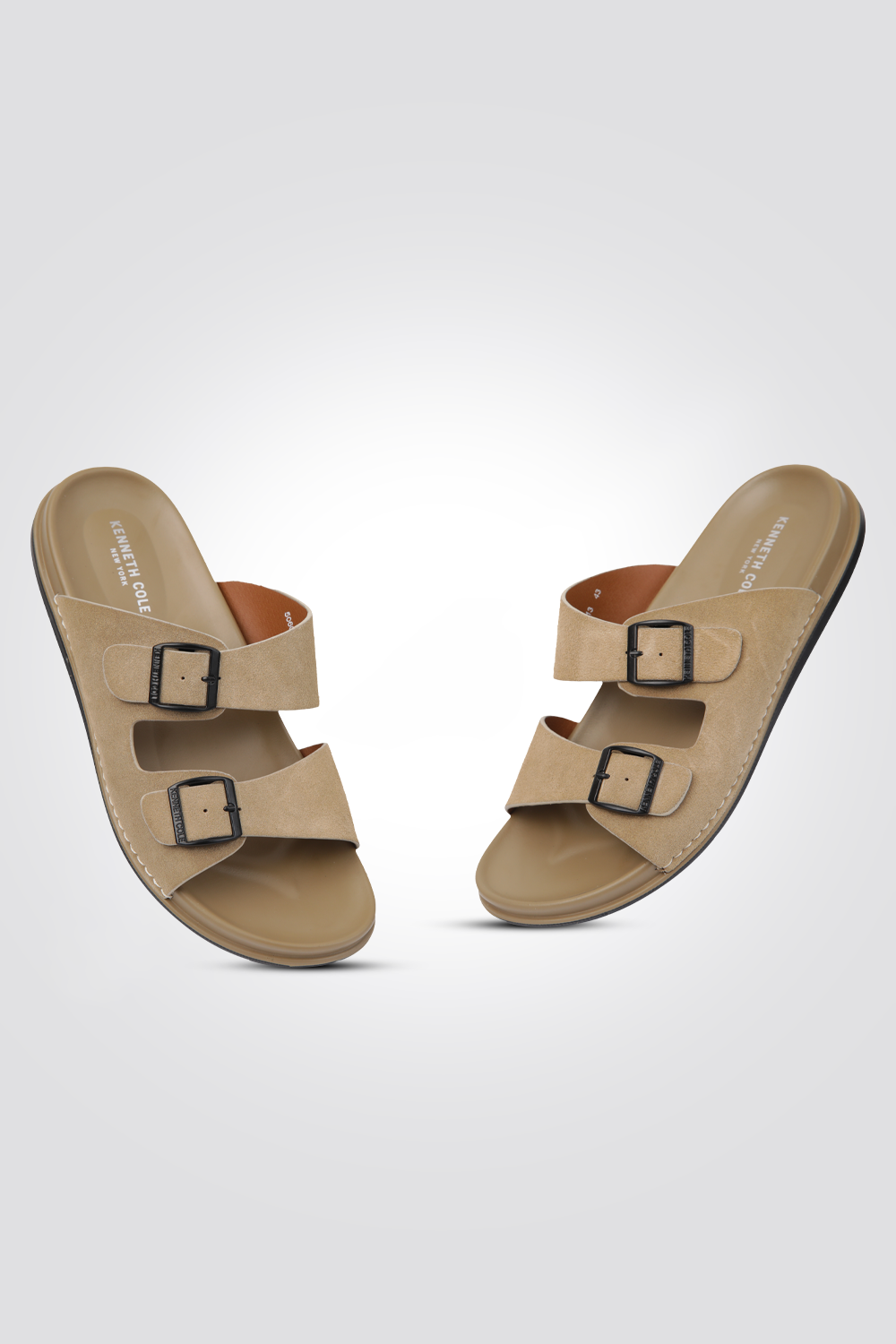 כפכף עור הפוך לגברים בצבע בז'