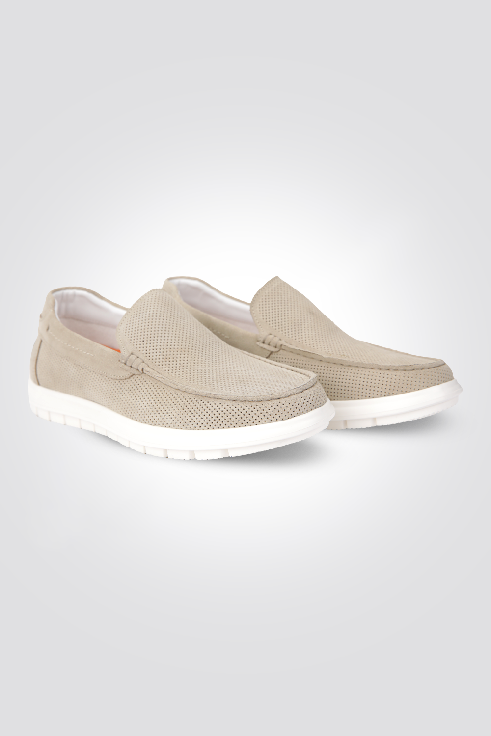 נעלי מוקסין עור הפוך לגבר