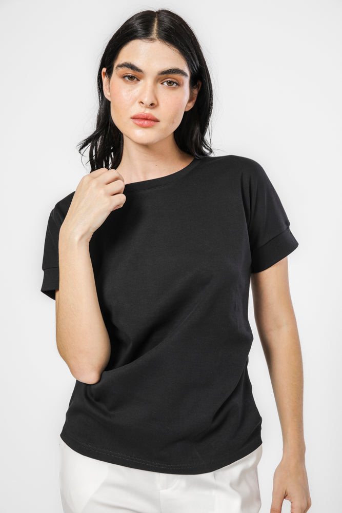 חולצת קימונו בצבע שחור
