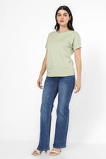 חולצת קימונו בצבע ירוק