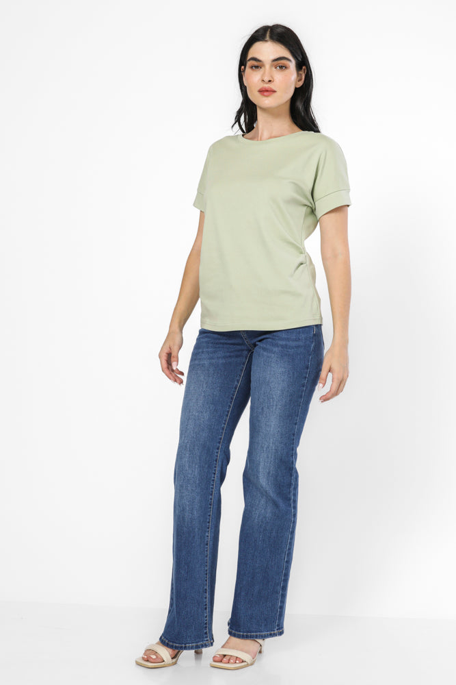 חולצת קימונו בצבע ירוק