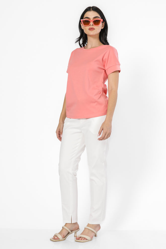 חולצת קימונו בצבע ורוד