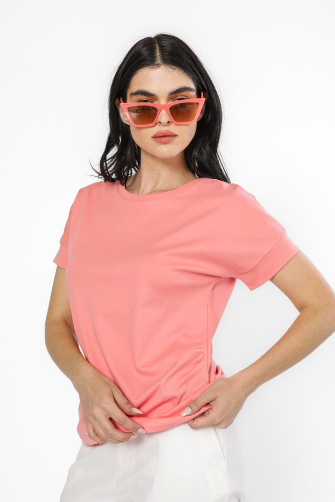 חולצת קימונו בצבע ורוד