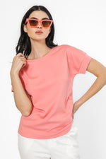 חולצת קימונו בצבע ורוד