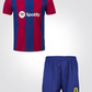 חליפת כדורגל לילדים ברצלונה לבנדובסקי בצבע כחול ואדום - 1