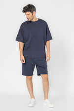 שורט פרימיום לגברים בצבע נייבי